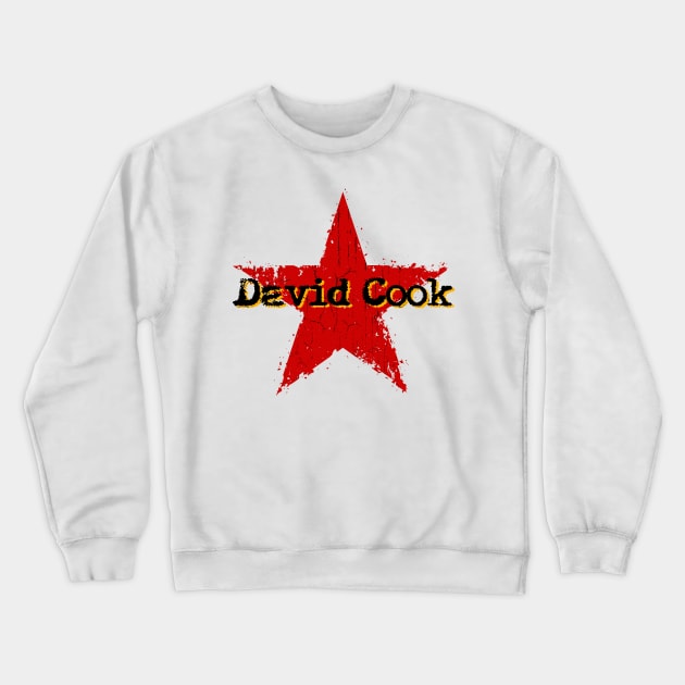 best vintage star David Cook Crewneck Sweatshirt by BerduaPodcast